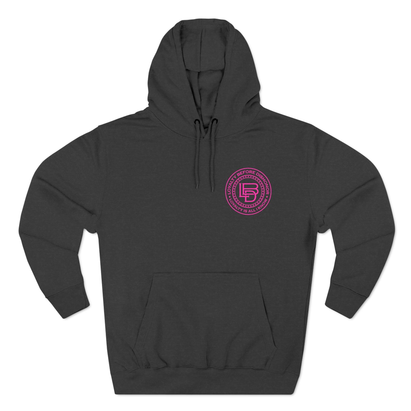 Three-Panel Fleece Hoodie