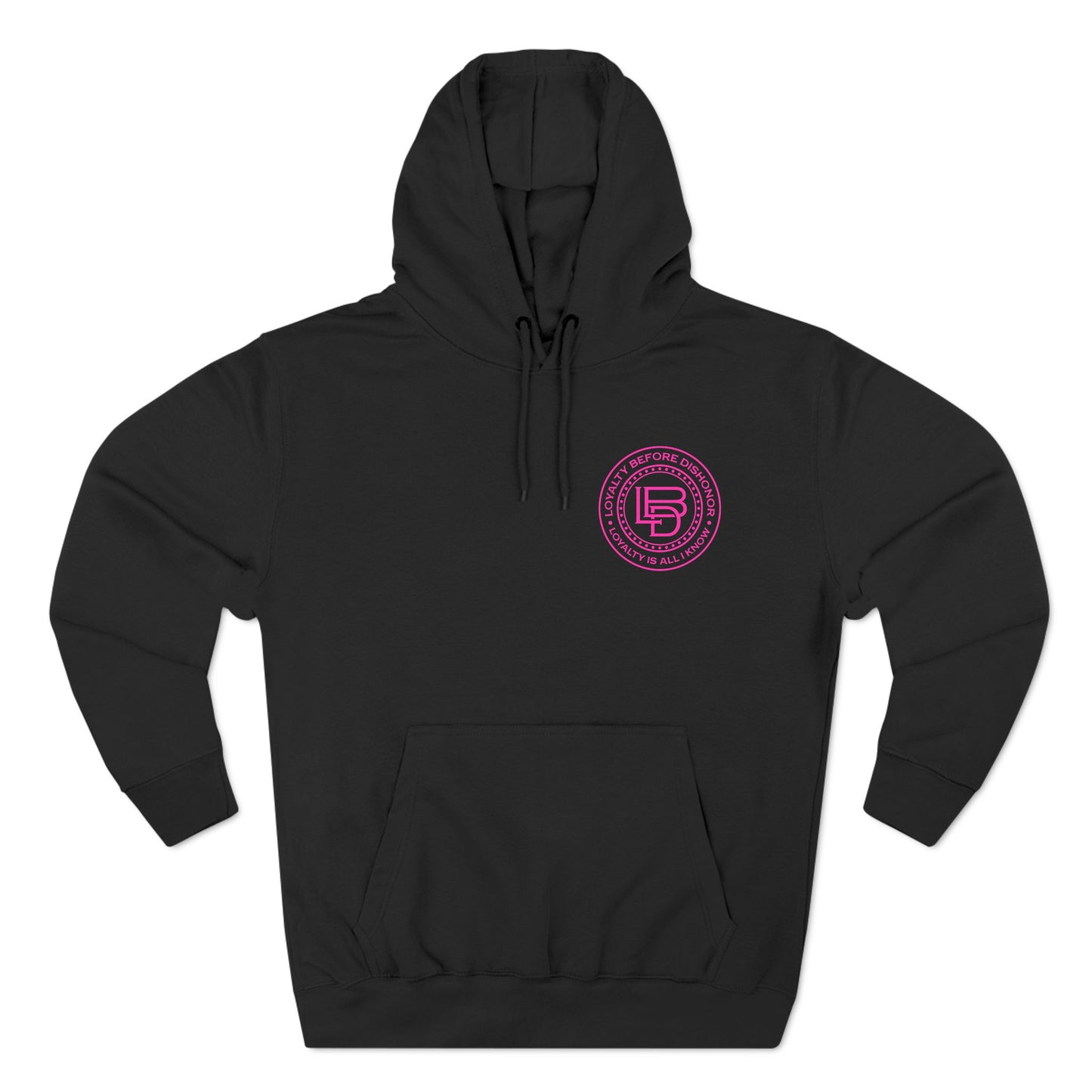 Three-Panel Fleece Hoodie