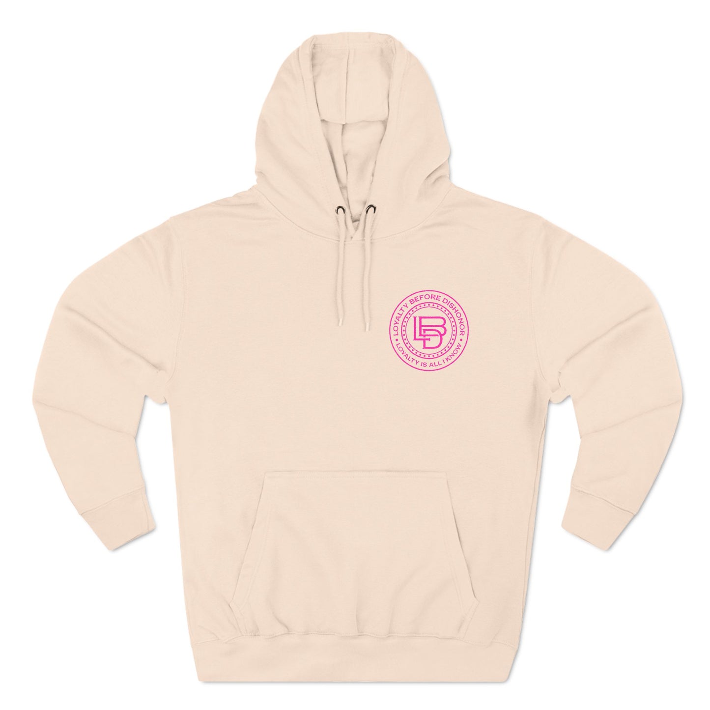 Three-Panel Fleece Hoodie